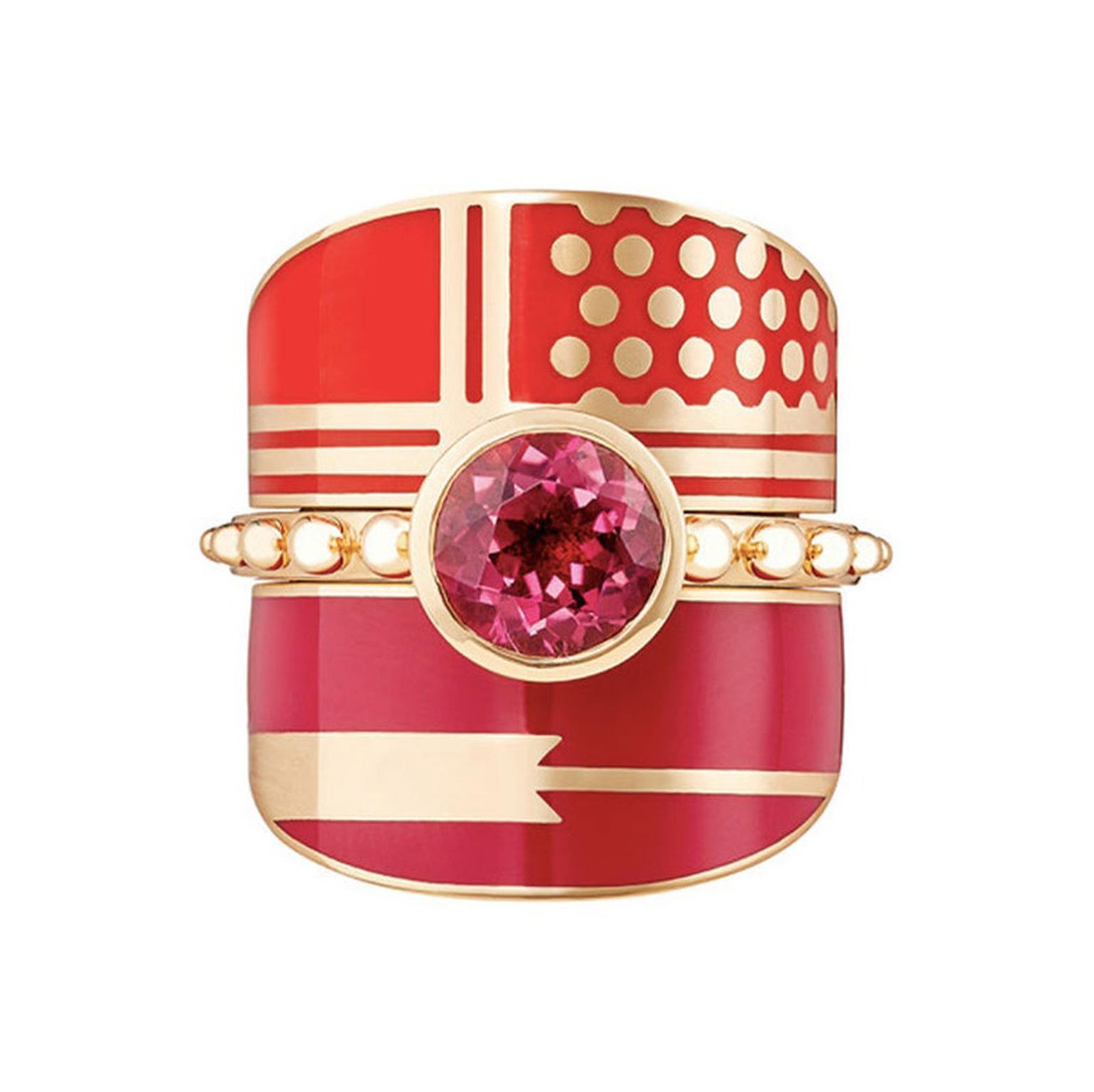 Sari stacking ring set by Alice Cicolini