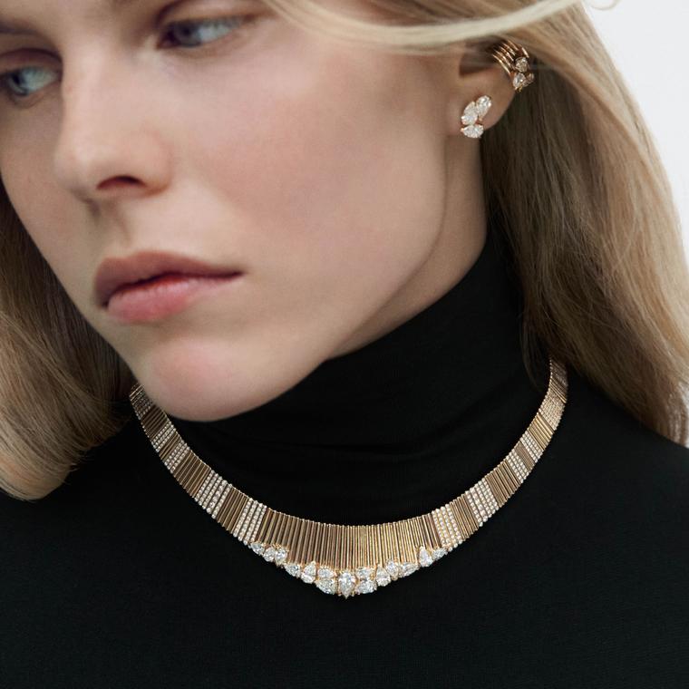 Blast necklace by Repossi on model