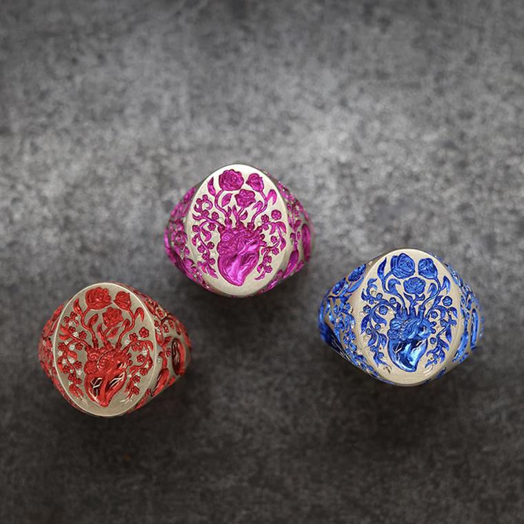 Heart Signet Classic ring by Castro Smith