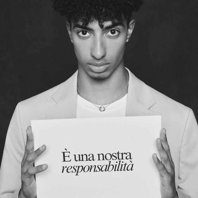 Pomellato speaks out against domestic violence